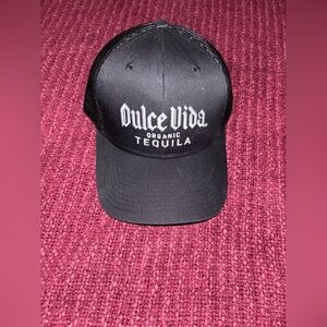 Dulce Vida Tequila Hat SnapBack Black Fine Organic Liquor Mesh Trucker Cap